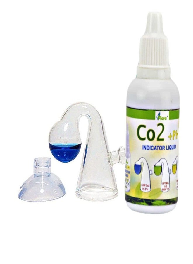 Vayinato Aquarium Co2 and pH Indicator Solution Liquid with Indicator Glass, 30ml - Co2 Drop Checker for Aquarium Fish Tank - Image 1